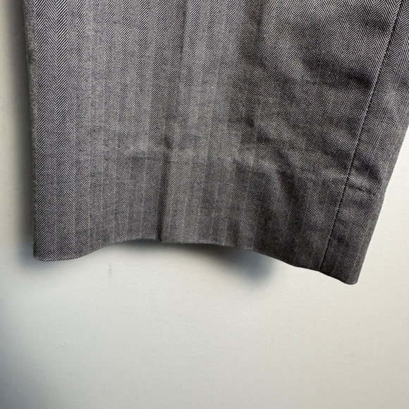 Banana Republic Men's Slim Fit Herringbone Cotton Casual Dress Pant Gray‎ 32x30 - Picture 3 of 13